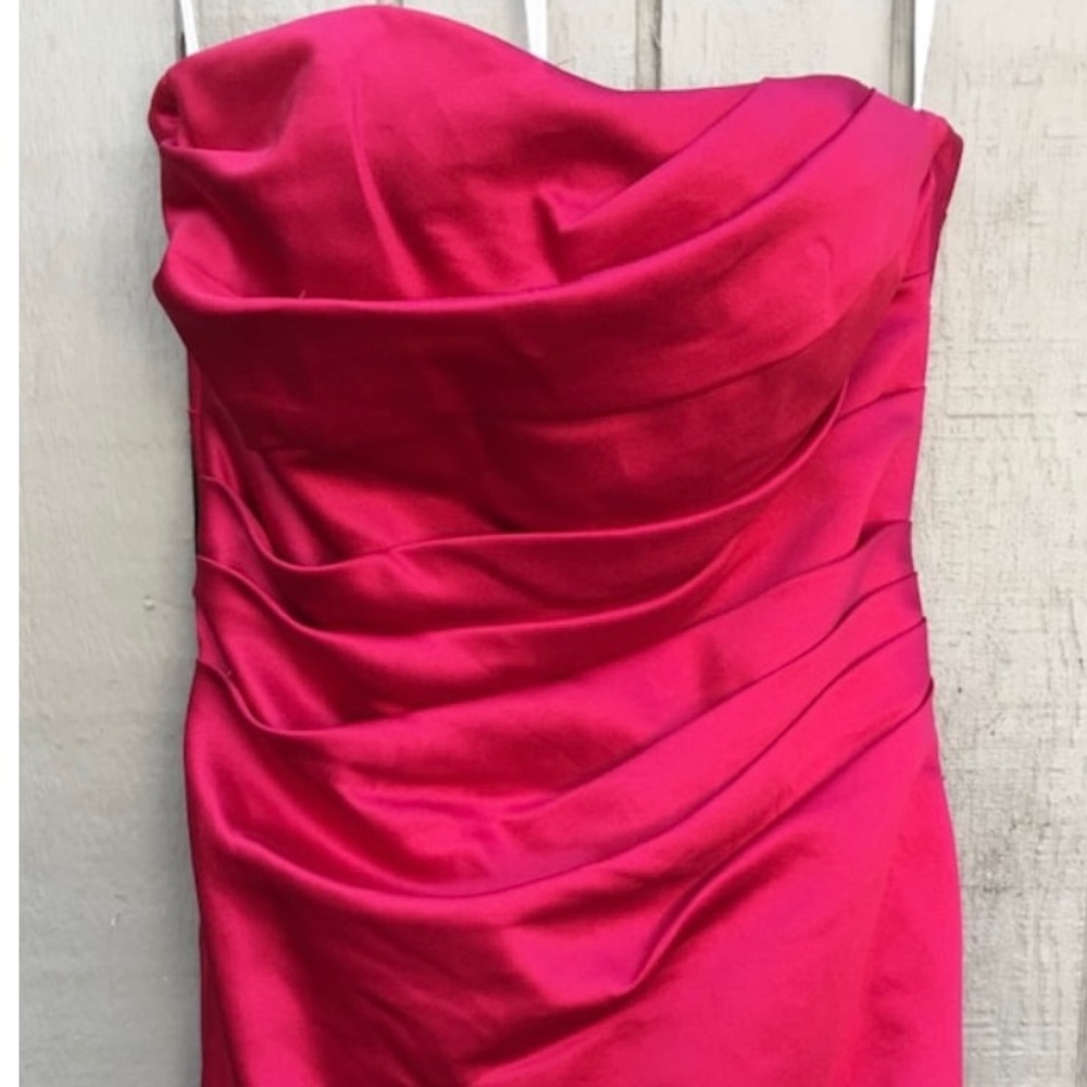 Red Strapless Formal